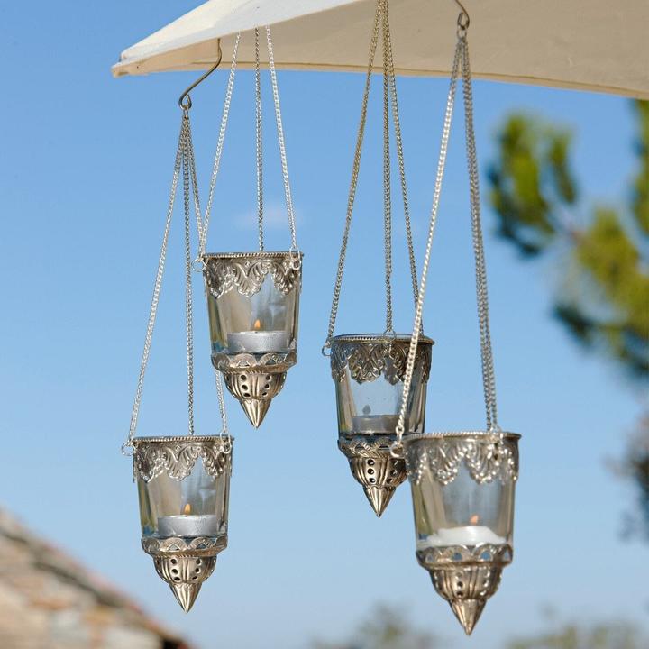 Image du produit Loberon Lanterne Set de 4 Céleste (4 x, H)