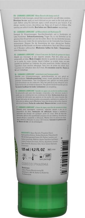 Immagine prodotto Cobeco Lubrificante alla cannabis 125ml (125 ml)