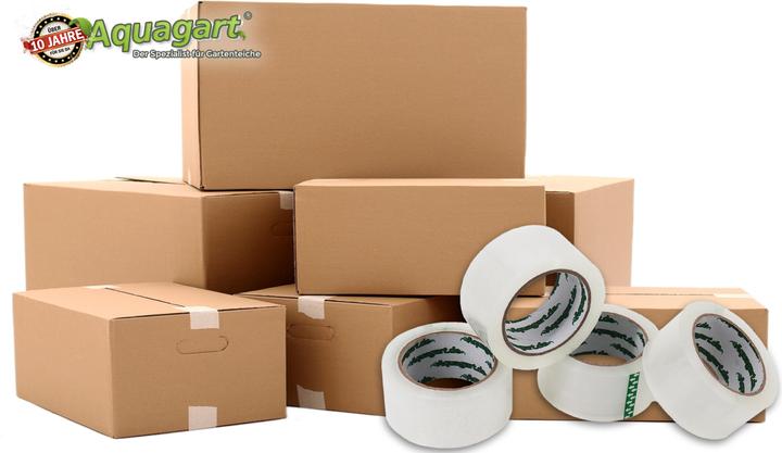 Actual product image Aquagart 216 x Profi Klebeband Paketband extra stark Paketklebeband 50mm x 66m (50 mm)