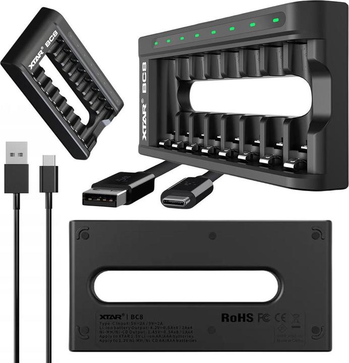 Actual product image Xtar BC8 (1 pcs., AAA, Chargers without battery)