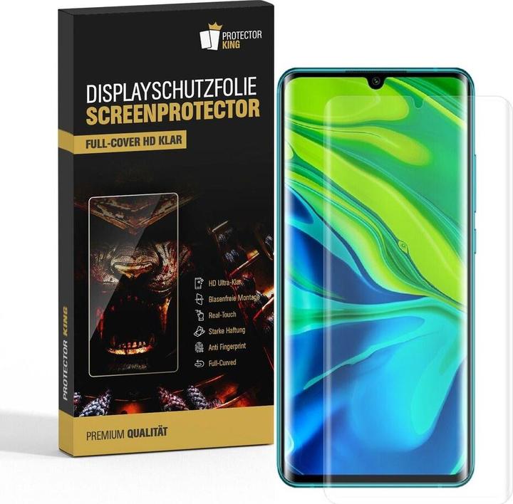 Produktbild Protectorking 4x Premium Displayschutzfolie 3D KLAR (4 Stück, Xiaomi Mi Note 10 Pro)
