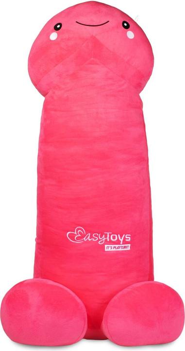 Actual product image Easytoys Penis-Shaped Plushy with Smiley Face - Pink (Dice games)