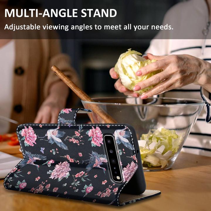Actual product image Cadorabo Book Case with Print for Samsung Galaxy S10 5G (Samsung Galaxy S10 5G)