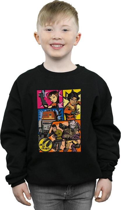 Immagine prodotto Star Wars Rebels Comic Strip Felpa Ragazzi (152, 158)