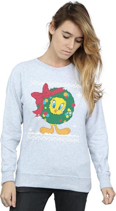Immagine prodotto Looney Tunes Tweety Pie Christmas Fair Isle Felpa Donna (M)