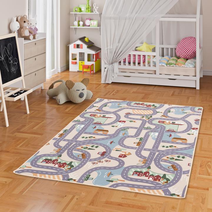 Produktbild Snapstyle Kinder Spiel Strassenteppich Fun Town (160 x 160 cm)