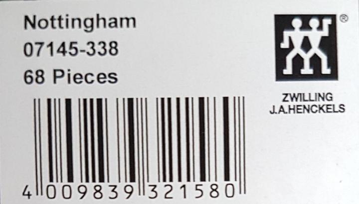 Produktbild Zwilling Nottingham Menübesteck, 68-tlg. poliert (68 Stück, Besteck Set)