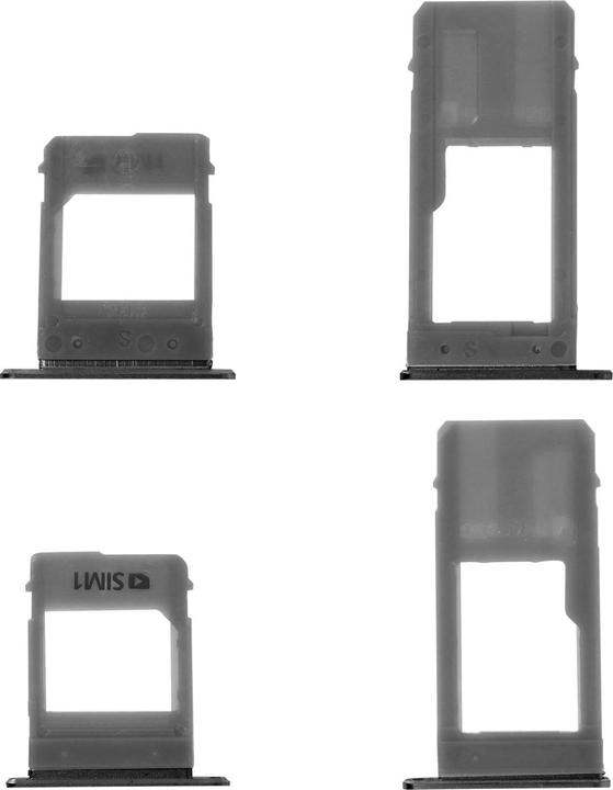 Produktbild Avizar SIM-Kartenhalter + Micro-SD Kartenhalter Schwarz für Samsung Galaxy A5 2017 (SIM-Halterung)