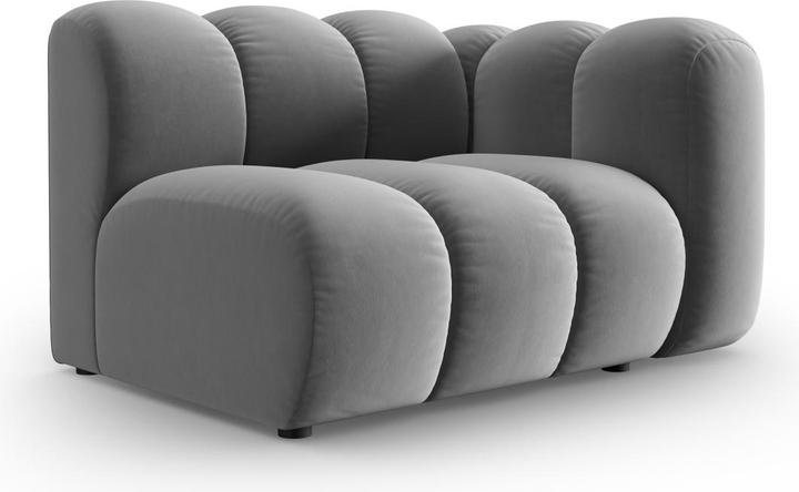 Actual product image Micadoni Velvet Modul Right, "Lupine", 1 Seat, 115x95x70Made in Europe (2 person sofa, 3-seater, 4-seater)