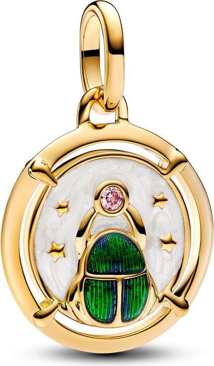 Actual product image Pandora Me Scarab Medallion (Enamel, Metal, Gold plated)