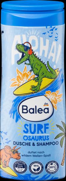 Produktbild dm Balea Kids 2in1 Dusche Surfosaurus