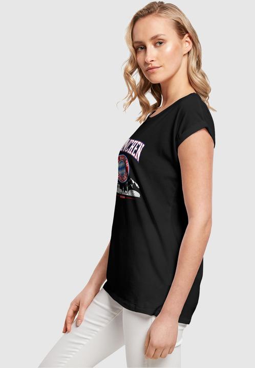 Produktbild FC Bayern München Ladies FC Bayern Skyline for grey Extended Shoulder Tee - 115379 (5XL)