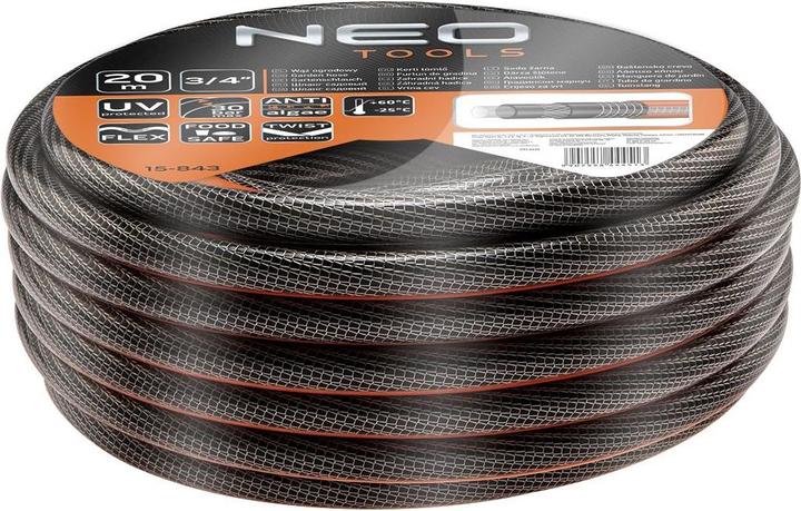 Produktbild Neo Tools Garden hose Professional 3/4 "20m 6 layers (15-843) (20 m, 101.60 mm)