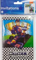 Actual product image Folat Invitations Formula 1, 8st. (8 pcs.)