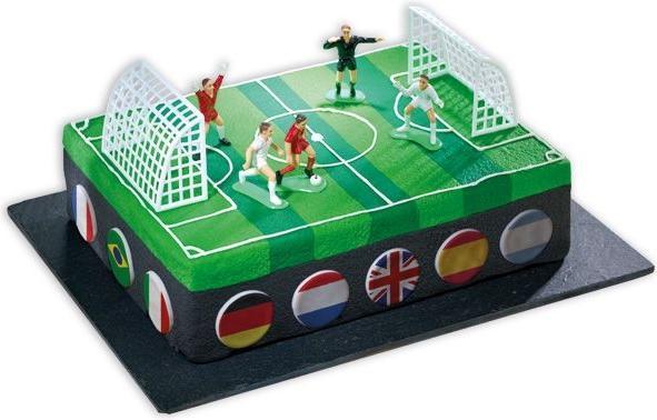 Produktbild Decocino Tortendeko Fussballfeld Set (7 x)