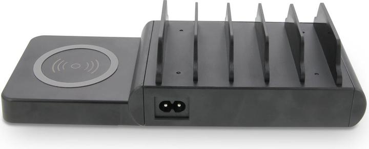 Immagine prodotto LMP DuoCharge 5+1 Port KC, GaN charging station Qi2 (150 W)