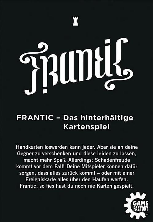 Produktbild Game Factory Frantic (DE Version) (Deutsch)