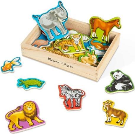 Immagine prodotto Melissa & Doug 20 magneti in legno per animali (20 x)