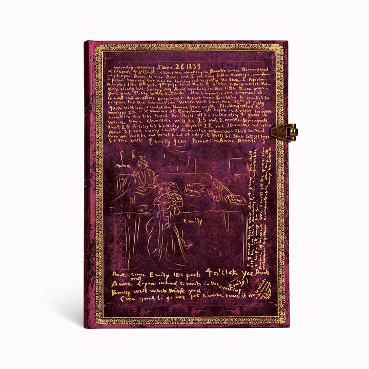 Actual product image Sigel Paperblanks notebook The Brontë Siblings (13 x 18 cm, Lined, Hardcover)