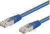 Image du produit Goobay CAT 5e Câble patch, SF/UTP, bleu, 0.5 m (S/UTP, CAT5e, 0.50 m)