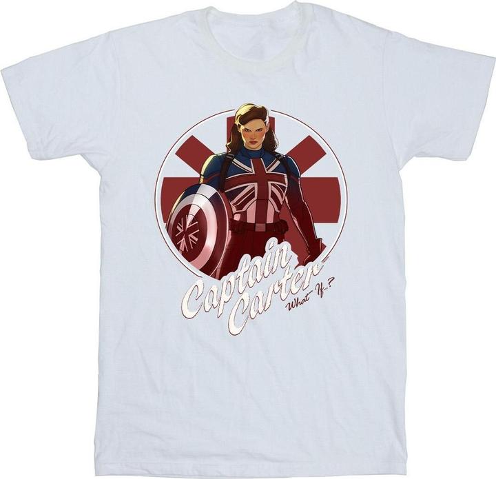Actual product image Mens What If Captain Carter T-Shirt (M)