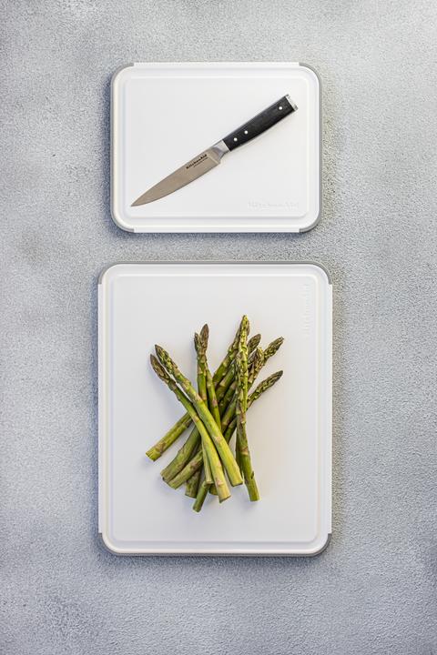Actual product image KitchenAid Classic 2pc Polypropylene Chopping Board Set, 20 x 25cm, 35 x 28cm