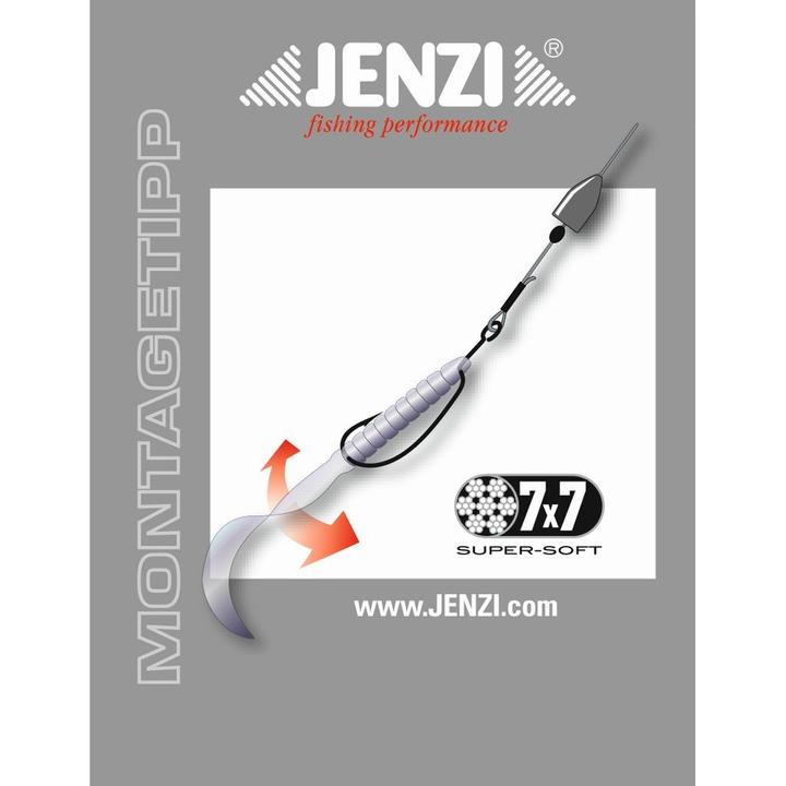 Produktbild Jenzi Texas Rig Stahlvorfach (12 kg)