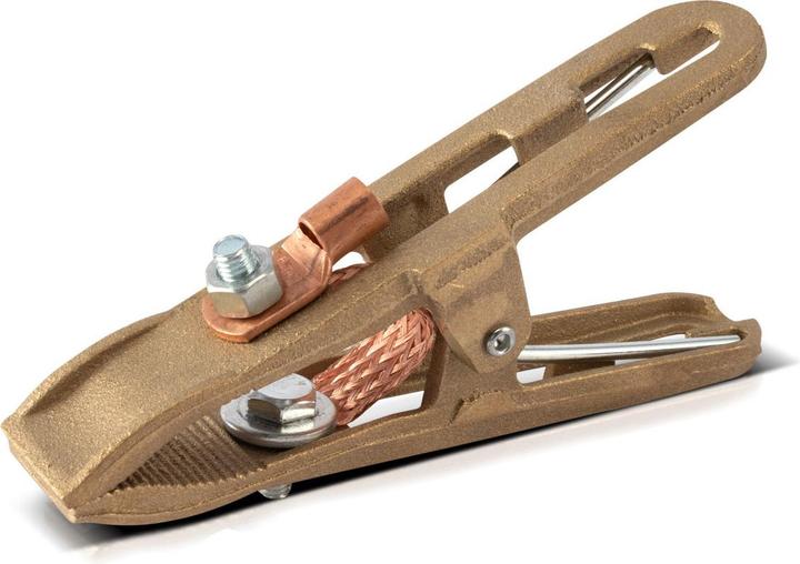 Produktbild Stahlwerk Massezange Masseklemme Erdungsklemme bis 500A Vollmessing Schweissgerät