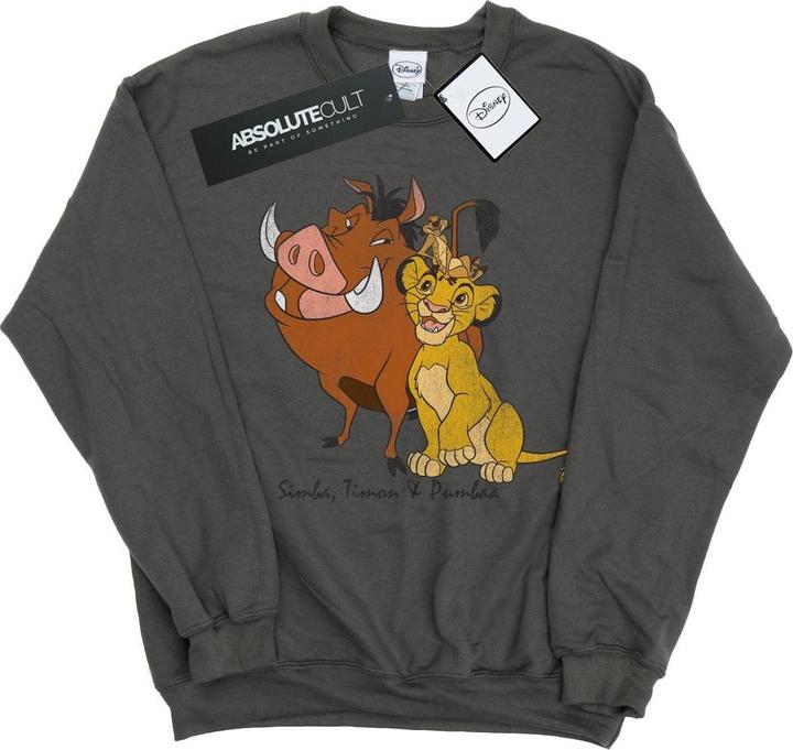 Disney Classic Simba Timon And Pumbaa Sweatshirt
