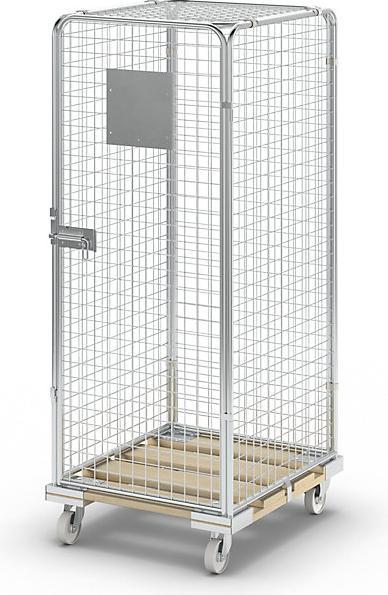 Immagine prodotto kaiserkraft Contenitore antifurto con roll top in legno (500 kg)
