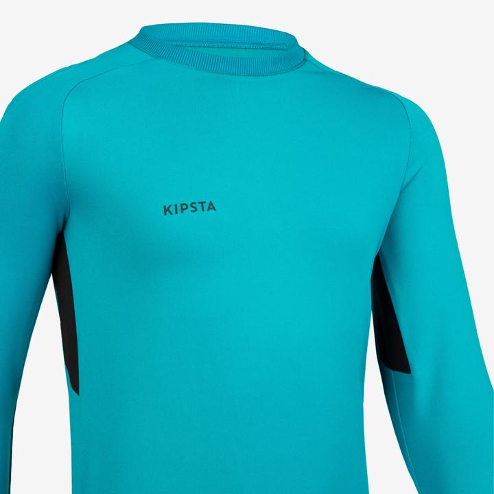 Actual product image Kipsta Kids football goalkeeper jersey - F100 turquoise (8, 9, 10)