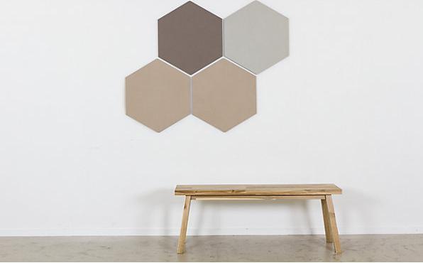 Actual product image Chameleon Design pinboard hexagonal (Bulletin board)