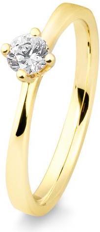 Actual product image Breuning RING - 4-piece prong setting (53, 585/14 K Gold)
