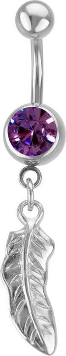 Bijouteria Bauchpiercing (Messing, Chirurgenstahl, Kristall)