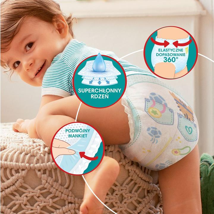 Actual product image Pampers Pants (Size 4, Half month box, 108 Piece)
