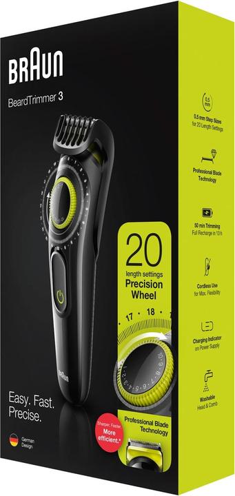 Actual product image Braun BT3221 hair clipper