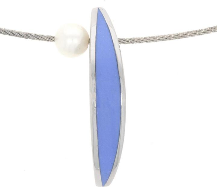 Produktbild Xen Atelier Collier lila mit Süsswasserzuchtperle 42 cm (Edelstahl, 42 cm)