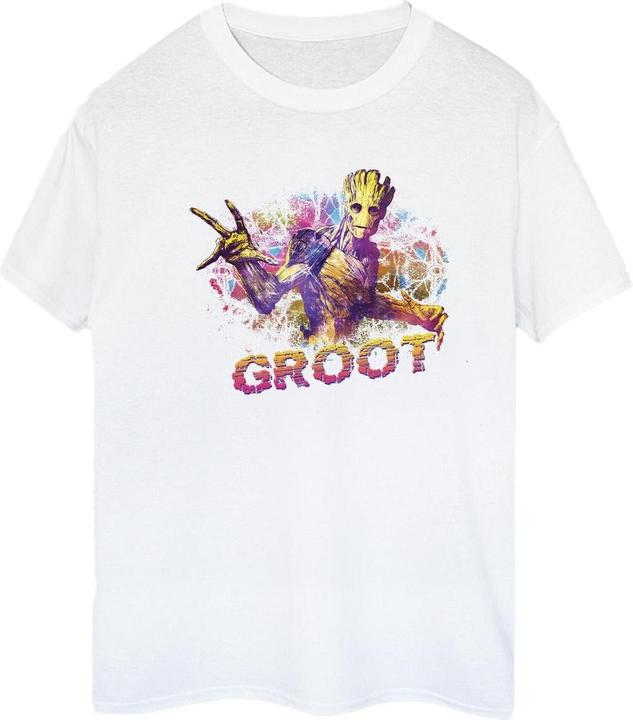 Image du produit - T-shirt GUARDIANS OF THE GALAXY ABSTRACT GROOT - Femme (S)