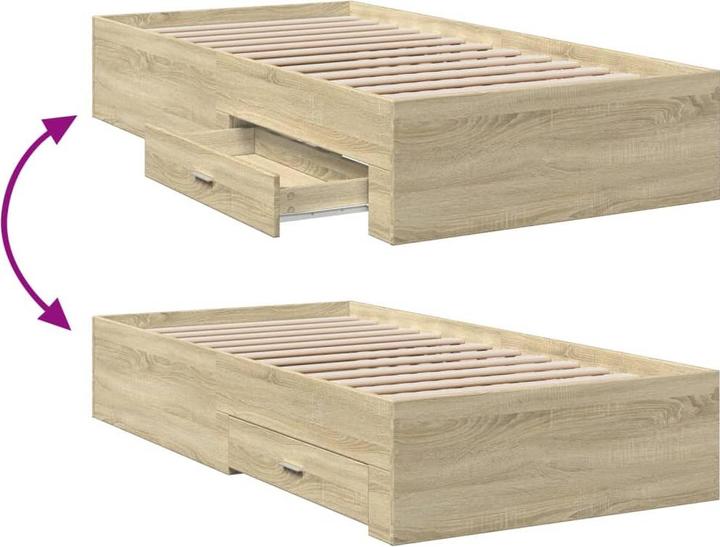 Produktbild VidaXL Bettgestell mit Schubladen (180 x 200 cm)