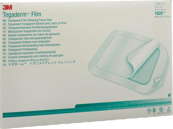 Immagine prodotto 3M Tegaderm trasparente, rettangolare 20,0 x 30,0 cm. (1 x)