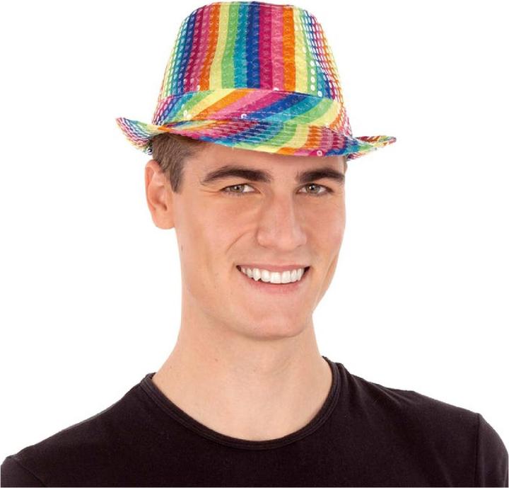 Immagine prodotto My Other Me Cappello con paillettes arcobaleno T/58