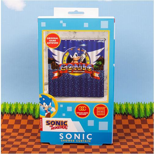 Image du produit Fizz Creations Sonic le rideau de douche hérisson classique (180 x 180 cm)