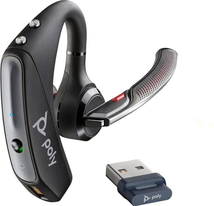 Poly Voyager 5200 UC (Kabellos, Kabelgebunden, USB-A)