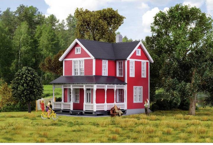 Produktbild Kibri H0 Schwedenhaus, rot