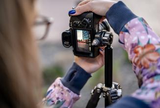 Actual product image Fotopro Fly 1 Aluminium Tripod Grey/Black (Metal)