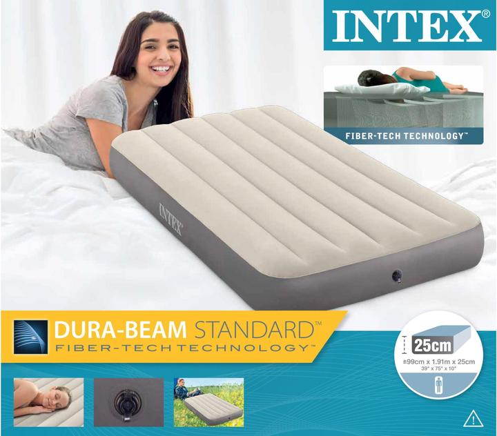 Actual product image Intex Deluxe Single-High Airbed (100 x 190 cm)
