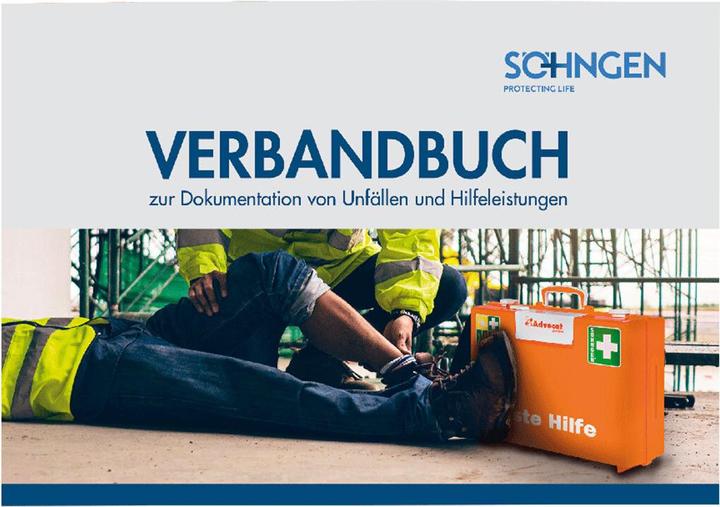 Produktbild Söhngen Verbandbuch/Unfall-Dokumentation DIN A5 Dokumentation von Betriebsunfällen Aufbewahrungspflicht 5... (Verbandskasten)