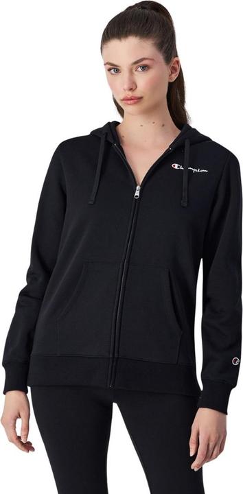 Champion Bluza damska Full Zip Hoodie czarna 117531 KK001 S (S)