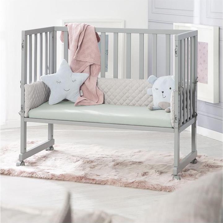 Produktbild Roba Spannbettlaken Jersey, 45 x 90 cm und 40 x 90 cm Lil Planet frosty green (45 x 90 cm)