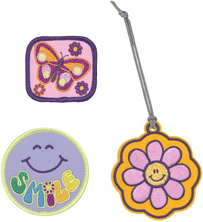 Image du produit Lässig Anhänger und Patches Flowers, 3 Stück (Rembourrage supplémentaire)